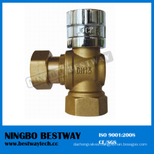 Brass Lockable Ball Valve with Magnetic Lock Cap (BW-L06)